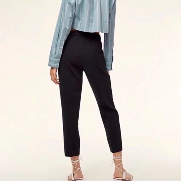 ARITZIA - Wilfred - Darontal Cropped Pant - Black - Picture 4 of 14
